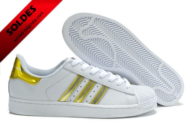 basket adidas superstar doré