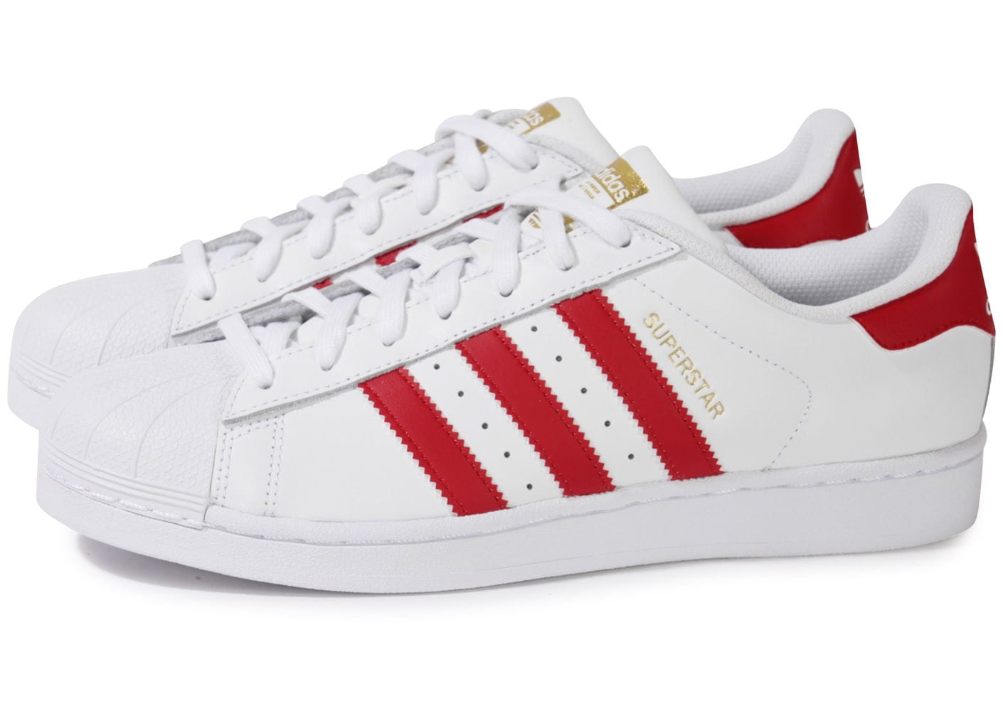 adidas superstar rouge et noir